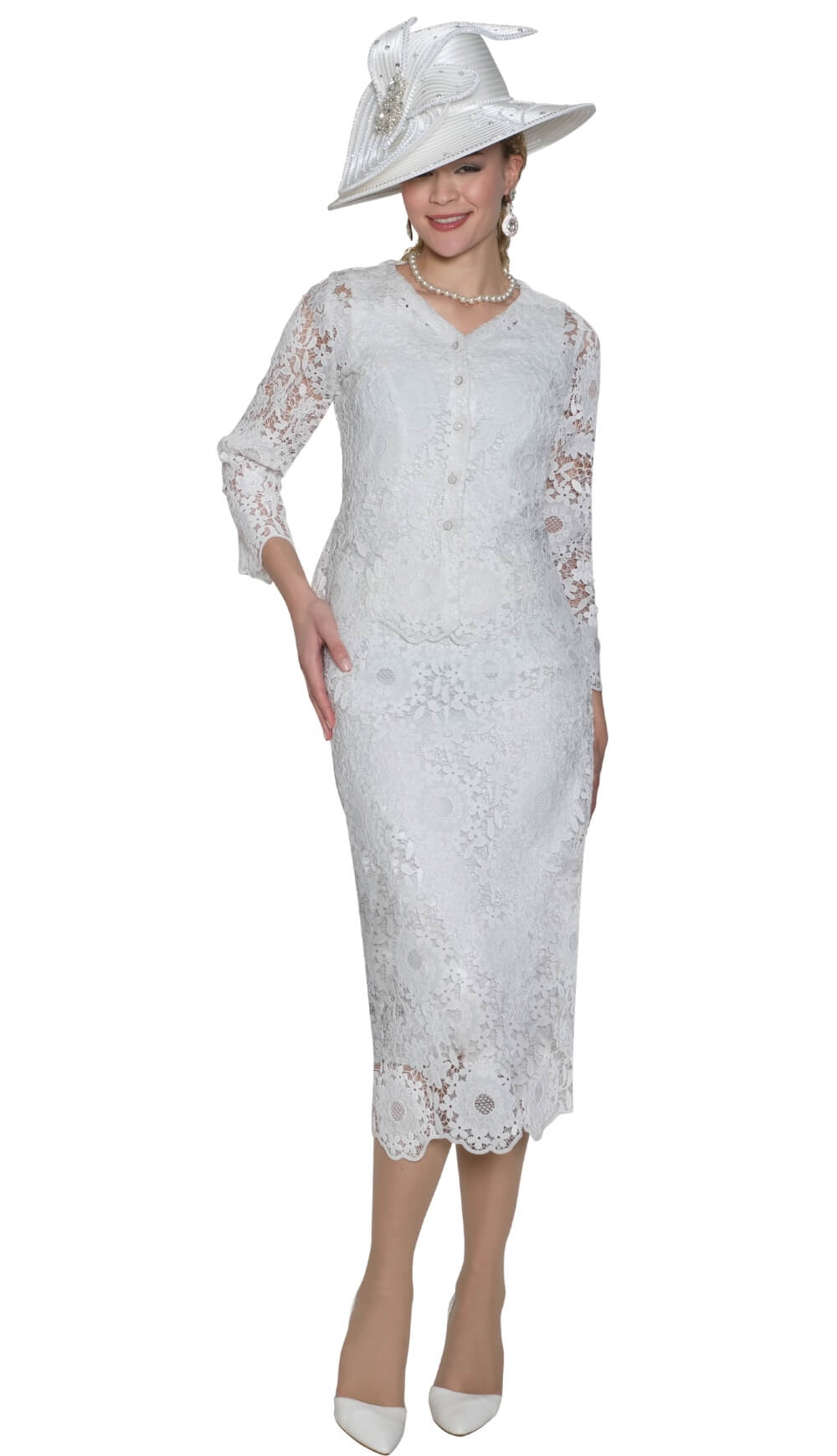 Lily and Taylor 5117-WH